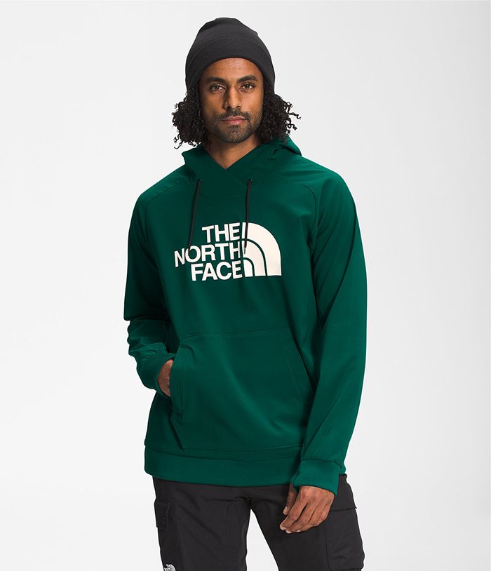 The North Face Hoodie Tekno Logo Green - Mens - Thailand SJHYM-8790